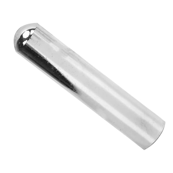 Guitar Slide Bar Rustfrit Stål Cylindrisk Slider Musikinstrument Spilletilbehør Sølv