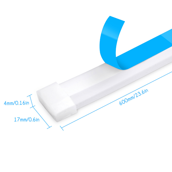 60 cm Ultra Tynn Bil Myk Rør LED Stripe Dagkjørelys Blinklys Lampe