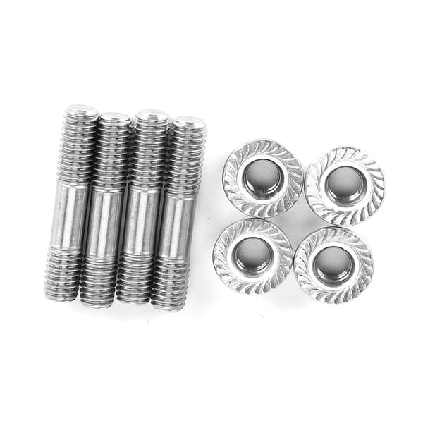 4 stk Bilsystem Eksos Stud Muttere M8x1.25 42mm/1.65in T25 T28