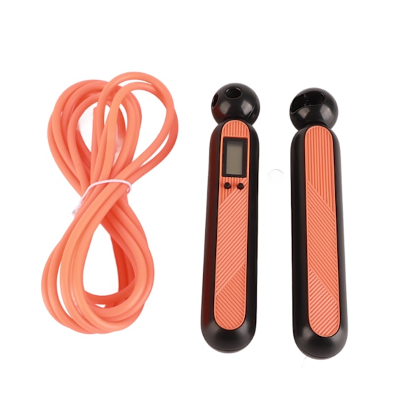 Digital Hopprep med Räknare för Fitness Kroppsskulptering Orange Lång Rep
