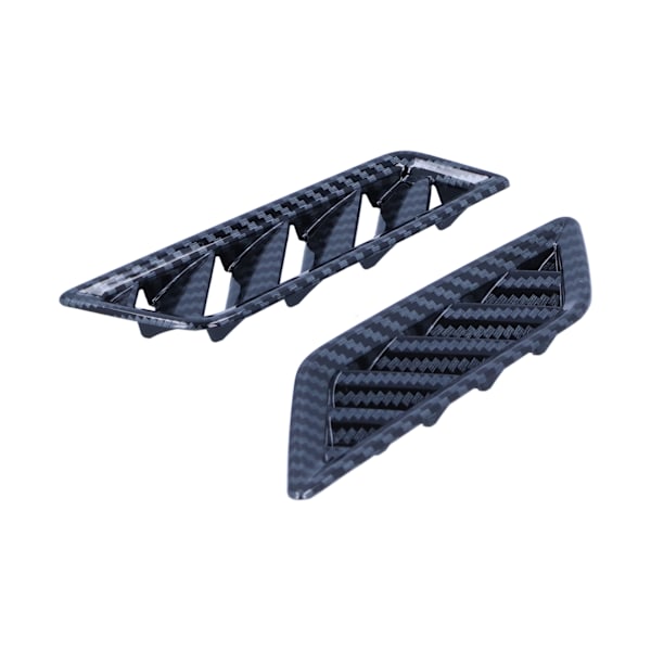 2 stk Dashbord Øvre Luftventil Trim Ramme Venstre Høyre Karbonfiber Stil Passer for MK8 2020‑2021