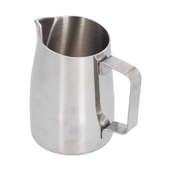 400 ml 304 Kaffekande i rustfrit stål med skrå tud, mælkekande til hjemmekøkkenet