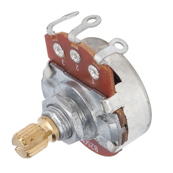Gitarrpotentiometrar Audio Volym Taper Pot för Elektrisk Bas Musikinstrument Tillbehör