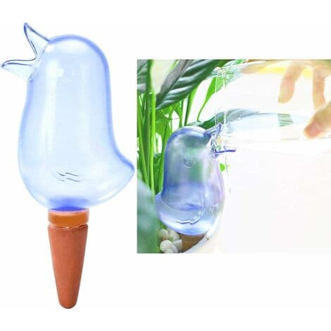 Self-Watering Globe in Bird Shape Transparent Watering Can Durable Self-Watering Devices Automatic Watering
