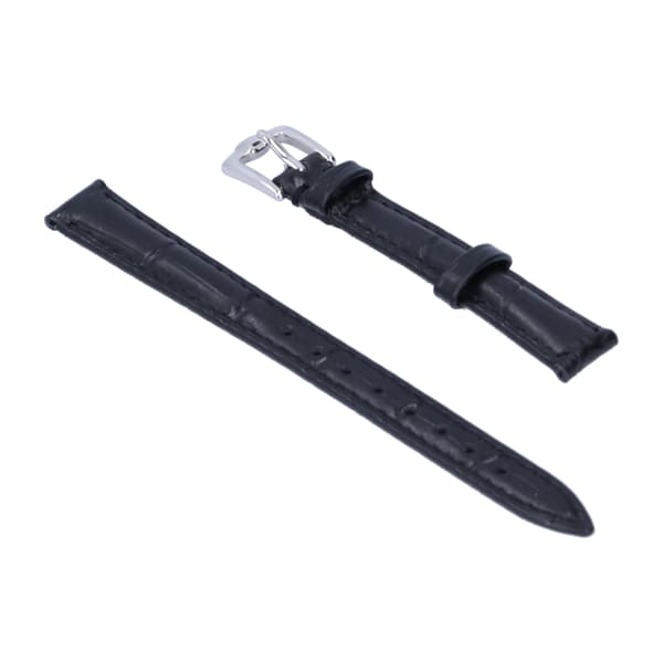 Urrem med spænde, udskiftning, unisex, reservedele, tilbehør, sort 14mm / 0,55in