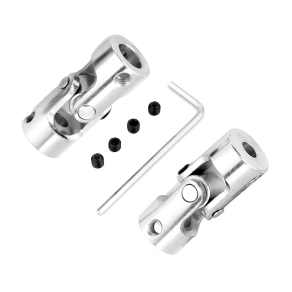 2 stk. Akselkobling Motorkontakt DIY Styring Lengde 35mm OD 14mm Universalledd (6*8mm)