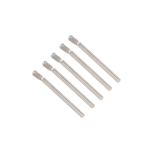 5 st Klockarmbands Skruvstift Professionell Klockarmbands Skruvrör Reparationsverktyg Tillbehör för Urmakare 0.50 X 0.05in M0.06in