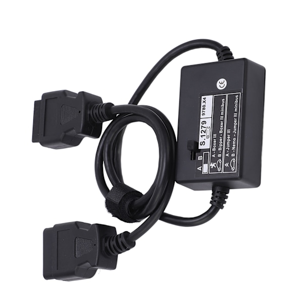OBD2 Han- till Hon-diagnostisk Adapterkabel S.1279 S1279 Modulbyte för Peugeot Bipper