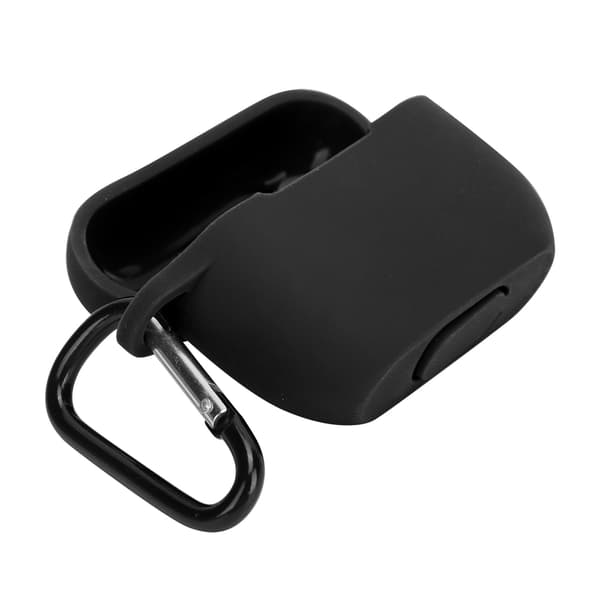 Silikonfodral Skyddskåpa för IOS Earbuds Pro/III Bluetooth Headset Laddningsfodral Svart