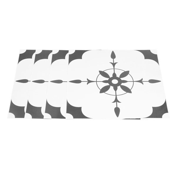 4 kpl Seinätarra Itseliimautuva Tapetti DIY Liukumaton Lattiatarra Kylpyhuoneeseen Makuuhuoneeseen
