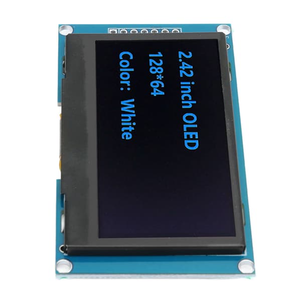 2,42 tommer OLED-skærmmodul SPI seriel port SSD1309 driver IC DIY MRA091C Blå