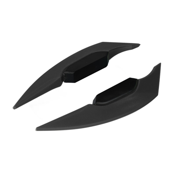 1 Par Motorsykkel Sidevinger Aerodynamisk Ving Spoiler Universal for Motorsykkel Elektriske Sykler Svart