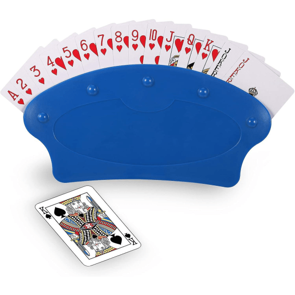 Plast spillekortholder til børn - Organiser poker, Dos-kortspil, bridgekort, Uno Extreme