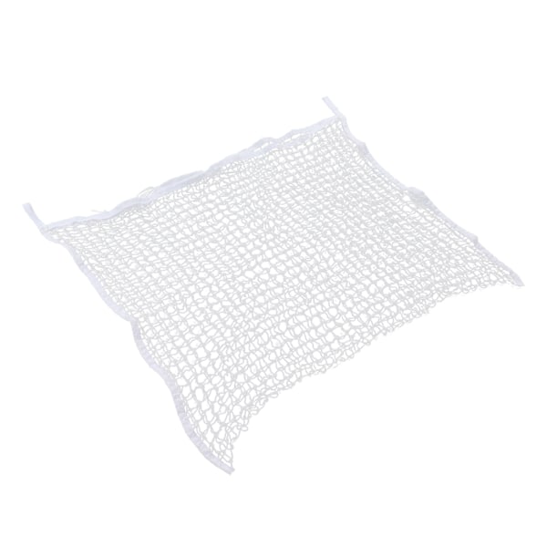 Hønetpose PE Vævet Reb Mesh Hulpose Heste Slow Feeder Foderopbevaringspose Hvid 60x90cm / 23,6x35,4in