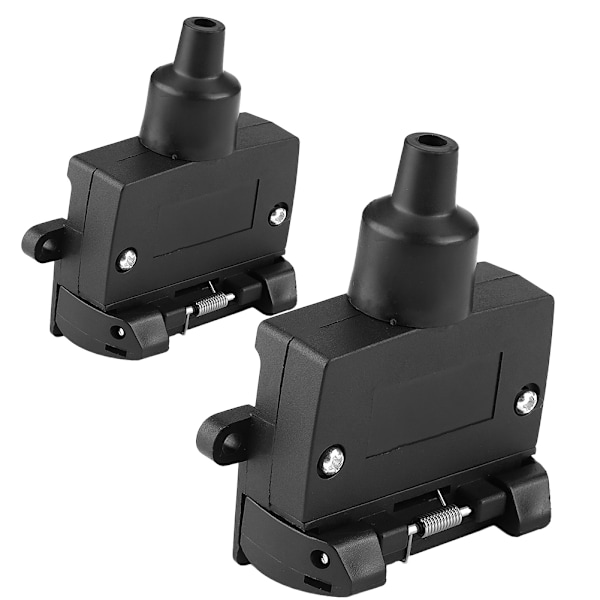 7-polig Plast Trailer Släpvagnskontakt Adapter