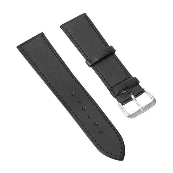 Klockarmband med spänne PU Läder Universal Ersättningsarmband Del Tillbehör 22mm / 0.87in