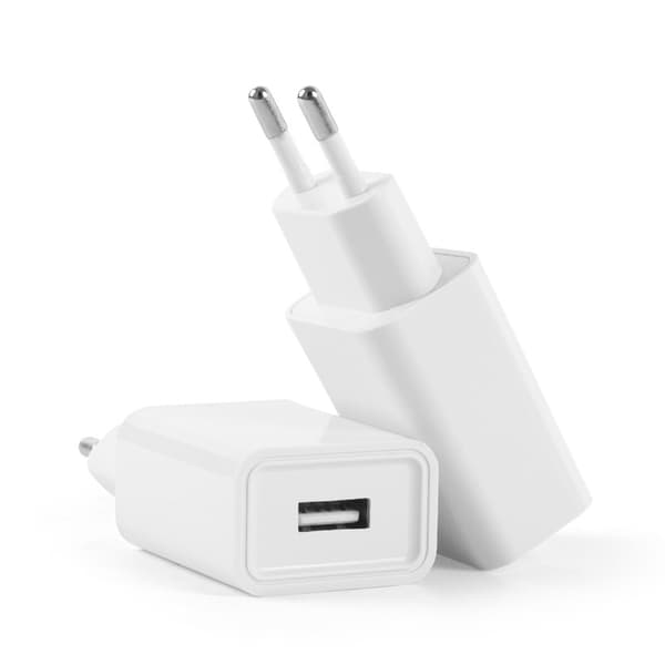10W USB-oplader 2-pak 5V/2A USB-adapter USB-stik USB-strømforsyning [ALM]