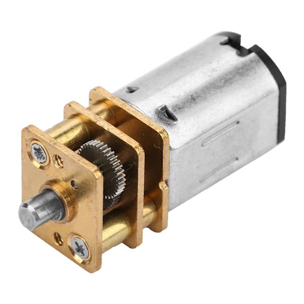 Pieni metallinen DC-moottori kuparivaihteistolla DIY-robottimalleihin 3-6V