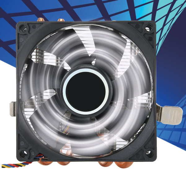 CPU-jäähytyselementti, Push Down Blow Down, 4 messinkiputkea, 4-nastainen, ei valoa, musta, AMD 775 / 1366 / 1155