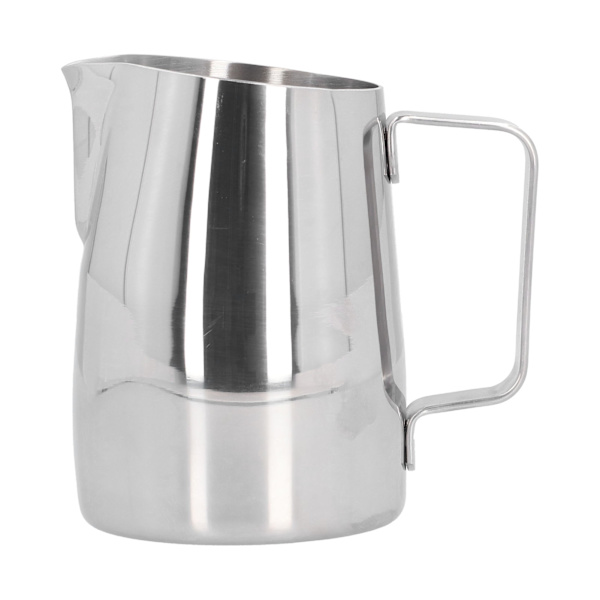 400 ml 304 Kaffekande i rustfrit stål med skrå tud, mælkekande til hjemmekøkkenet