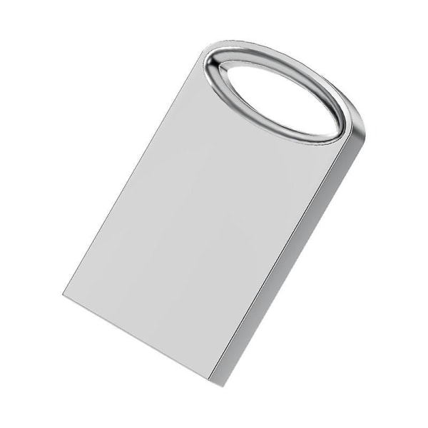Mini 64GB hopea USB muistitikku vedenpitävä metalli