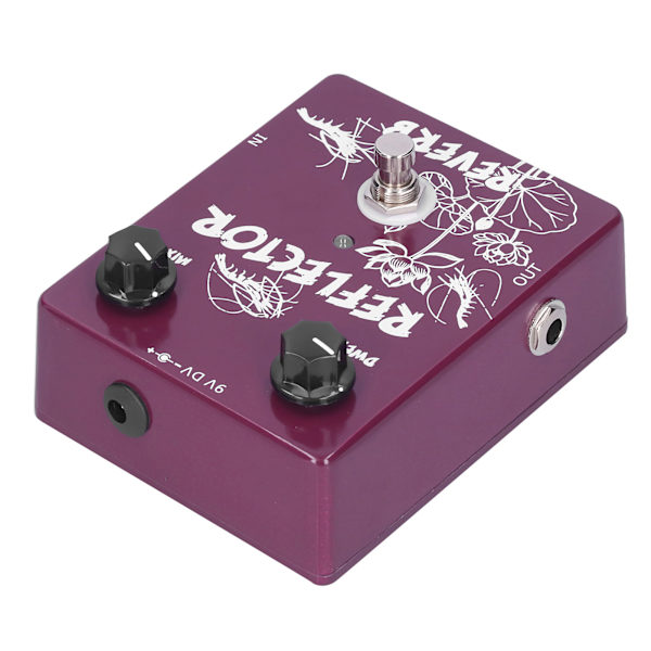 Spring Reverb Pedal Elgitarr Reflektor Effekt Tillbehör Aluminiumlegering Skal CP‑44