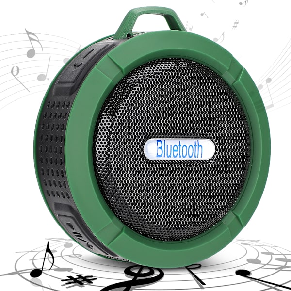C6 Trådlös Anslutning Vattentät Bluetooth Överföring Ljud Utomhus Bergsklättring Cykling Portabel Bas Sport Högtalare