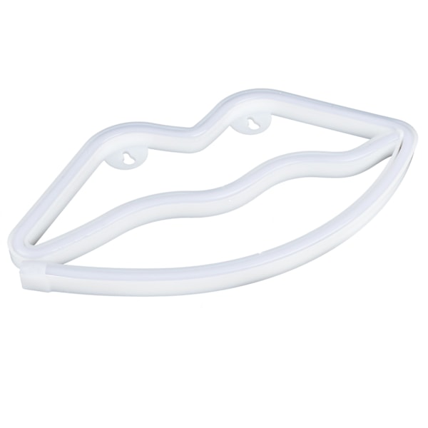 LED Neonljus Läpp Neon Skylt Nattlampa för Vardagsrum Sovrum Klubb Bar USB/Batteridriven Blå