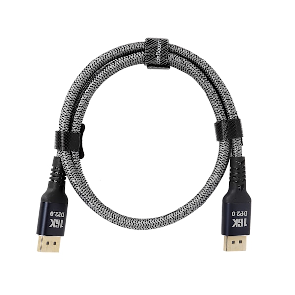 Displayport 2.0 Kabel DVI HD Adapter Linje 16K ved 60Hz for Datamaskin TV Projektor Skjerm 1m/1.1yd