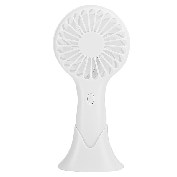Håndholdt Mini Ventilator Kølesystem Hjemmekontorartikler 3-Hastigheds Bordmodel Elektrisk Bærbar Hvid