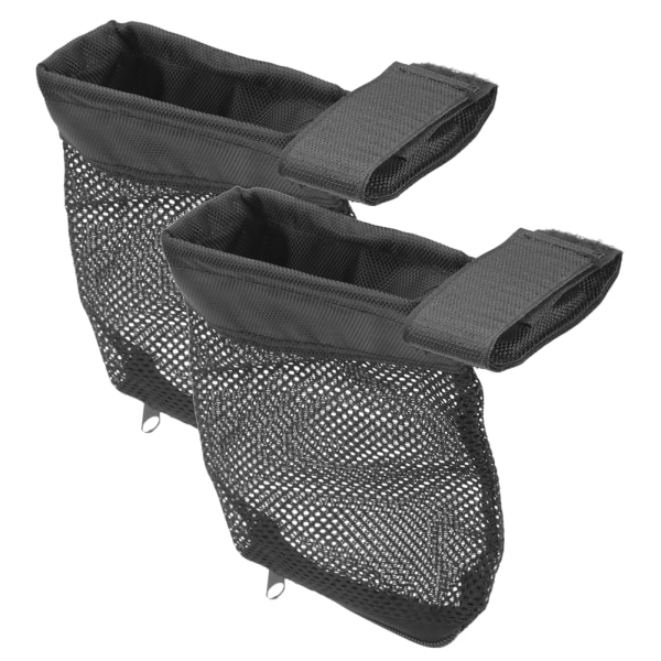 2 stk. Messing Hylsterfanger Lynlås Bund Hylsterfanger Nylon Mesh Taske Messingfanger