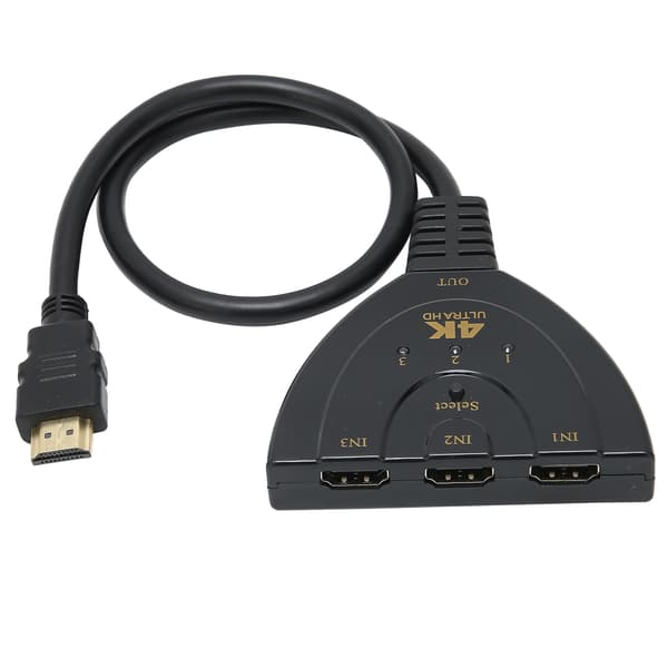 HighDefinition Multimedia Interface 4K Switcher 3 Inn 1 Ut 4Kx2K Switcher Splitterkabel Splitter