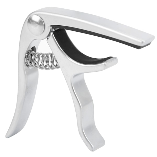 CP‑08 Zinklegering och Silikon Lättviktigt Gitarr Ukulele Capo Musikinstrument Tillbehör Matt Silver