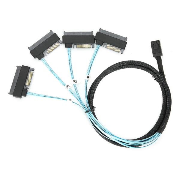Adapterkabel Serverkabel Hårddisk Intern Mini SAS SFF-8643 till 29pin SFF-8482 1-Meter
