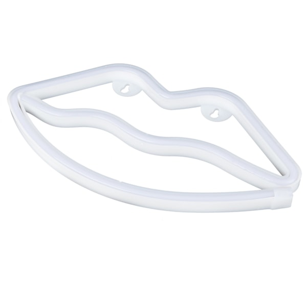 LED Neonljus Läpp Neon Skylt Nattlampa för Vardagsrum Sovrum Klubb Bar USB/Batteridriven Blå