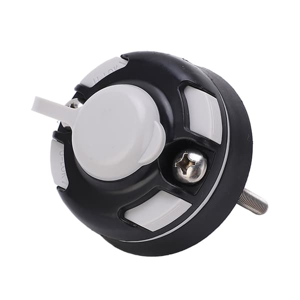 Kayak Track Mount Base Plum Shape PVC Plastic Boat Round Rail Rod Holder Accessory