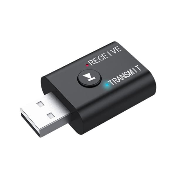 Bluetooth-adapter sender/mottaker for trådløs musikk 3,5 mm AUX