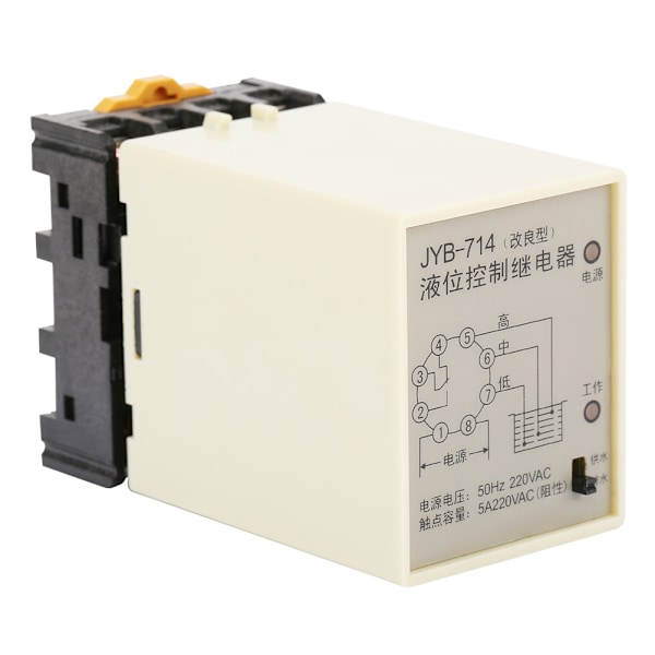 JYB-714 Vätskenivårelä Vattennivåkontroller med Bas 220V