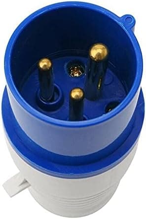 16 Amp 3-pin innebygd vanntett plugg og stikkontakt