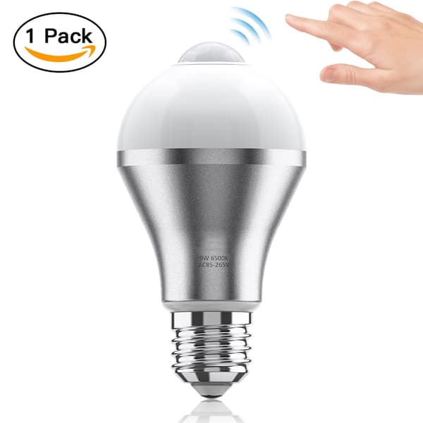Rörelsesensor Lampa Haofy 9W E27 Smart PIR LED-lampor Auto On/Off Säkerhetslampor Utomhus