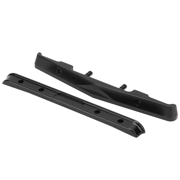RC Aluminium Legering Forreste Bageste Kofanger Sæt til Axial SCX24 90081 1/24 RC Bil Opgraderingsdele Sort