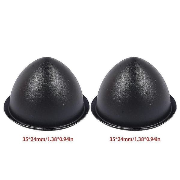 st højttalerstøvhætte til bashøjttaler, reservedele 14 mm 24 mm sort Black PP35x24mm