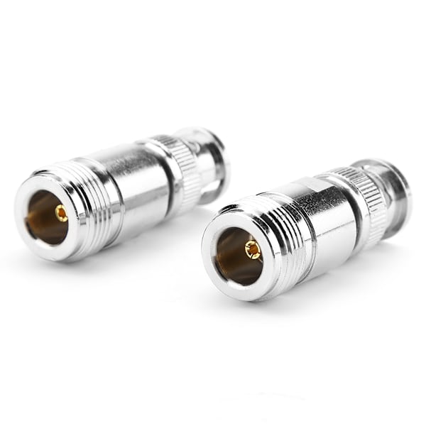 2st Typ N Hona till BNC Hane RF-kontakt Koaxialadapter Testomvandlare