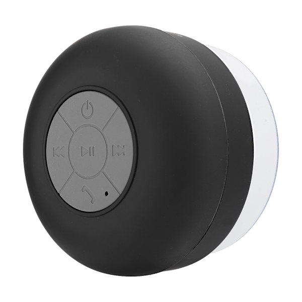 Mini Trådlös Bluetooth Högtalare Badrum Vattentät Musikspelare med Sugpropp