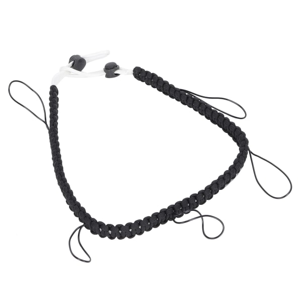 Fluefiske Lanyard Halskjede Nylon Flettet Stropp Fiske Nipper Patch Forcep Holder Verktøy