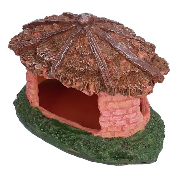 Akvarium Skjul Dekor Simuleringsharpiks Reptilskjul for Fisketank Akvarium