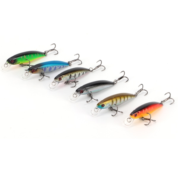 Minnow Fishing Lure Topwater Hard Bait Wobbler Jig Bait Karp Randig Bass Fishing SwimBait