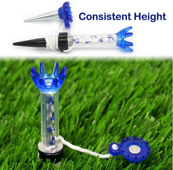 3\"/80mm Reusable Eco-Friendly Golf Magnet Tee Flex Lift Support Performance Tee/Reduces Resistance/Longer Straighter Drives/8-Prong Durable