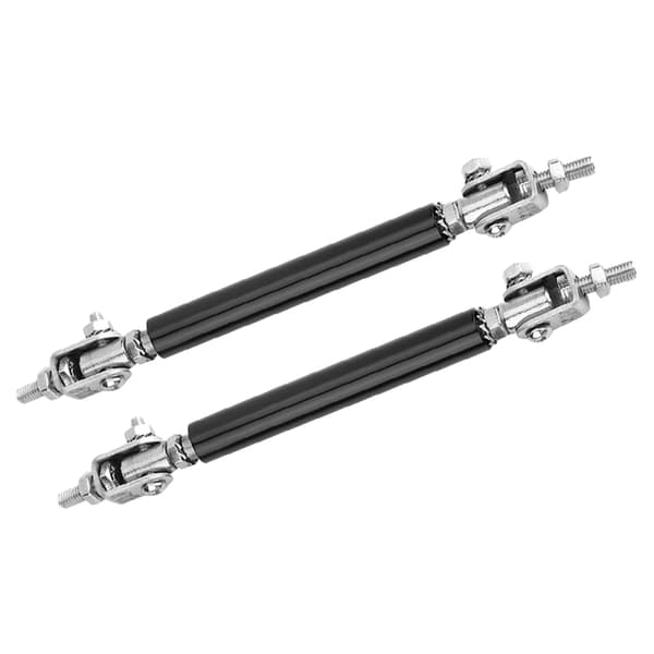 2 st 75 mm Stötfångarskydd Lip Rod Splitter Strut Tie Bar Support Fram Bak Universal