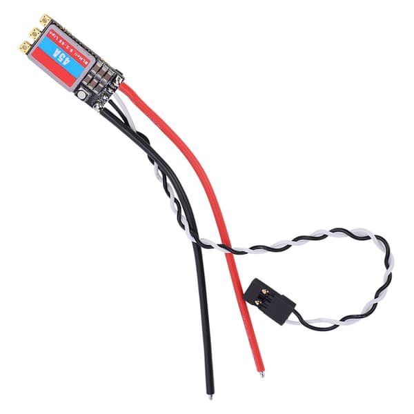 BLHeli_S børsteløs ESC med LED-lys 2S6S LIPO til FPV RC drone tilbehør (45A)